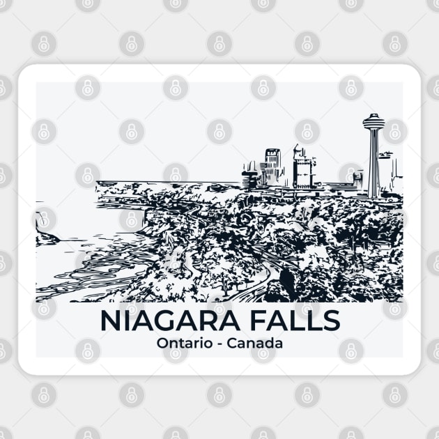 Niagara Falls - Ontario Magnet by Lakeric